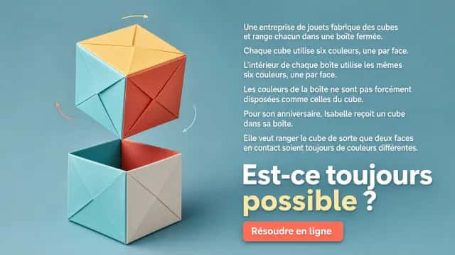 ♦ Un cube dans sa boîte