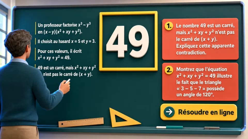 ♦♦ La factorisation du professeur