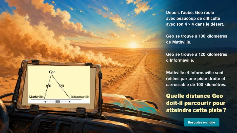 ♦♦ Rallye dans le désert