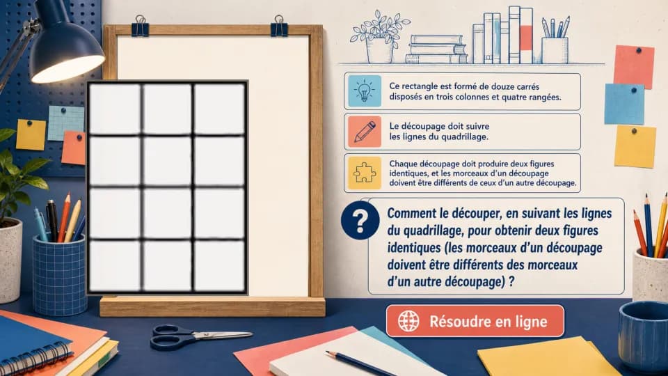 ♦ Un rectangle à découper