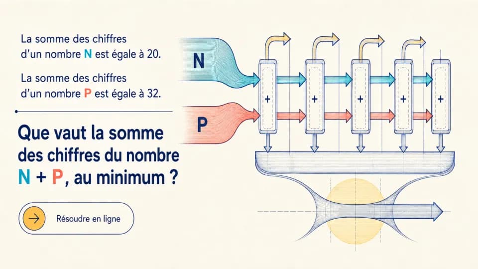 Somme des chiffres minimale