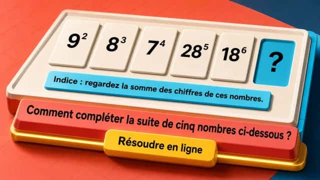 Suite à compléter : défi arithmétique facile | Tangente