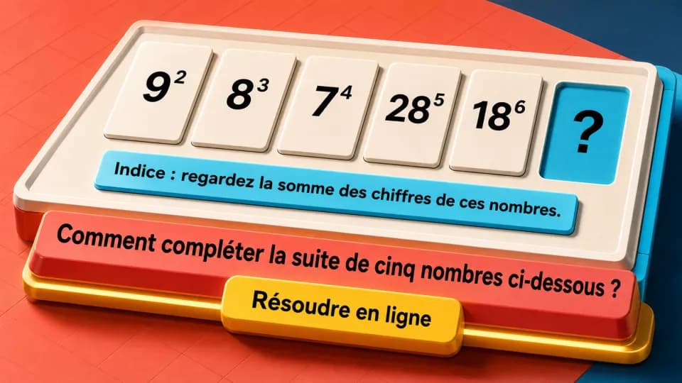 ♦ Suite à compléter