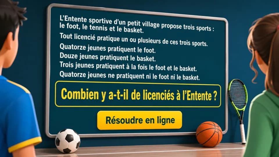 ♦ Une énigme à trois variables