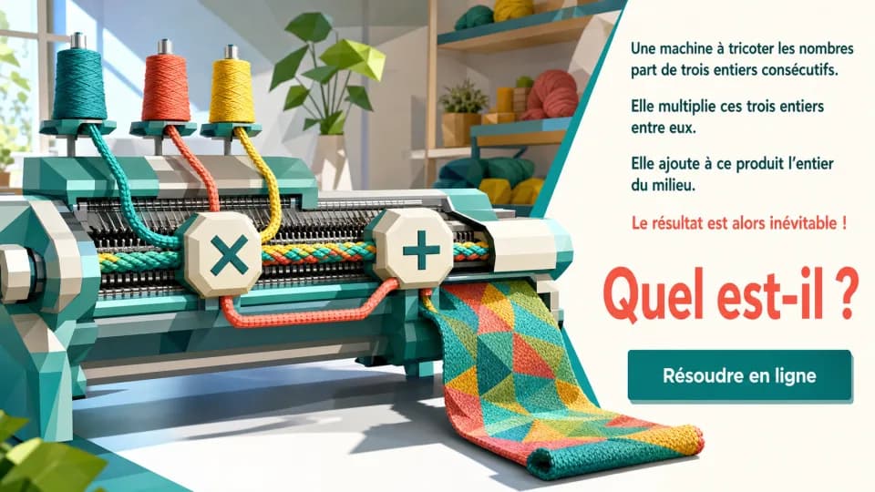 ♦♦ La machine à tricoter