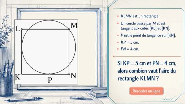 ♦Un cercle et un rectangle