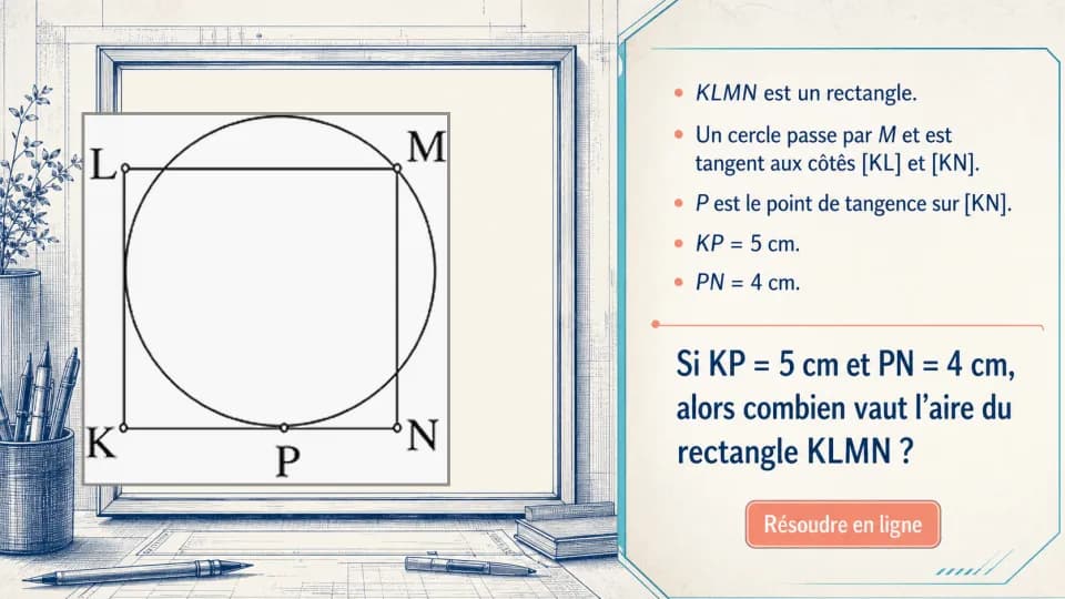 ♦Un cercle et un rectangle