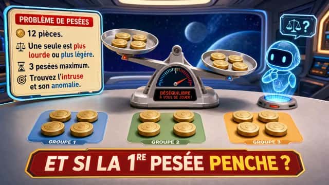 Des pièces et des pesées