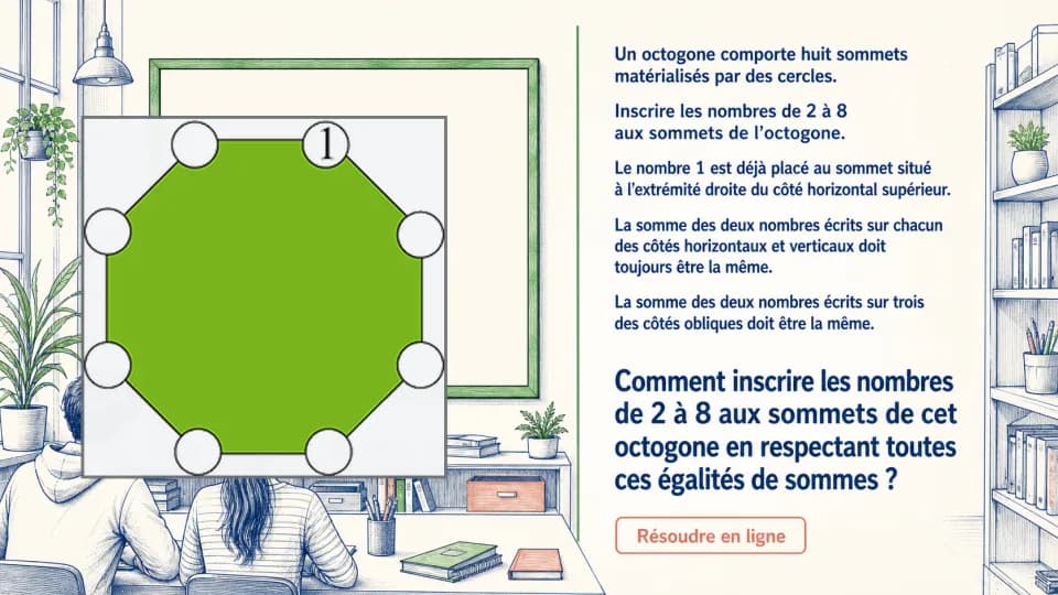 ♦ L'octogone presque magique
