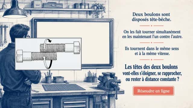 Les deux boulons | Tangente