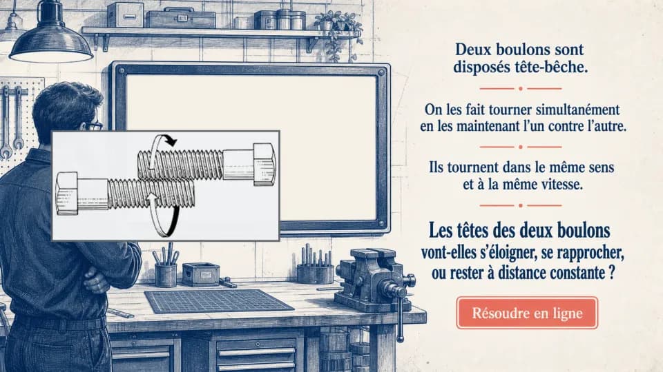 ♦♦ Les deux boulons