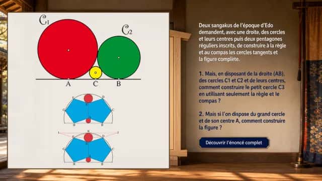 À partir de sangakus : géométrie japonaise | Tangente