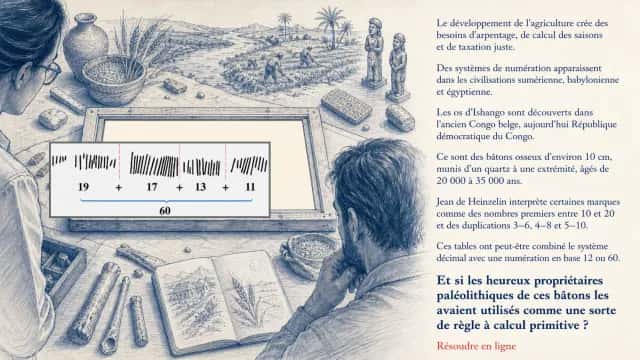 Premières mathématiques : des os d'Ishango à nos jours