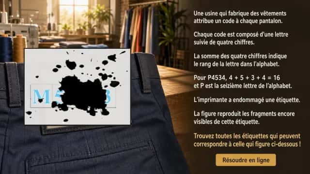 ♦ L'étiquette