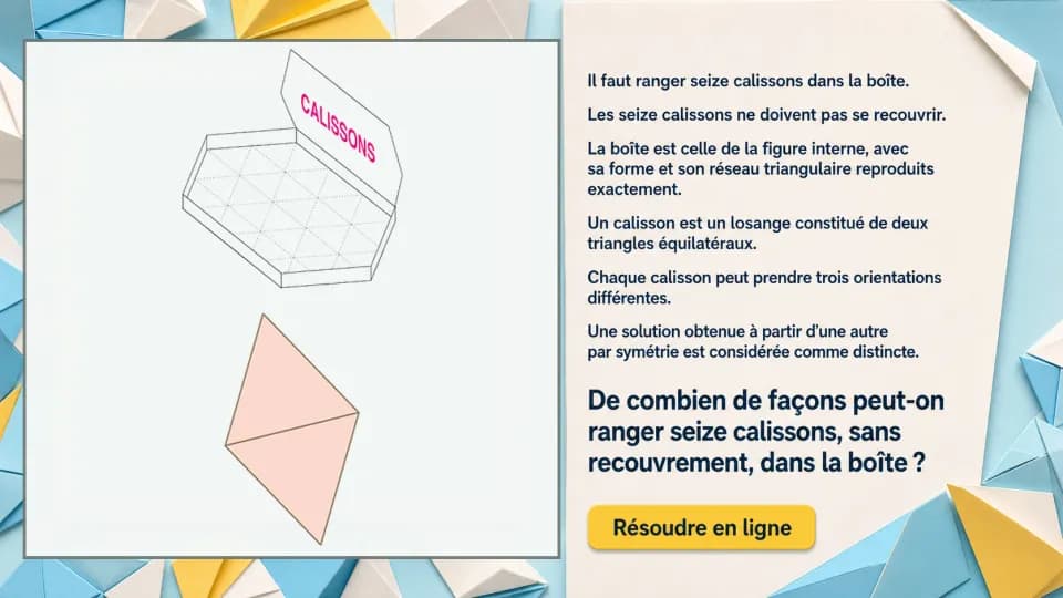 ♦♦ Range-calissons