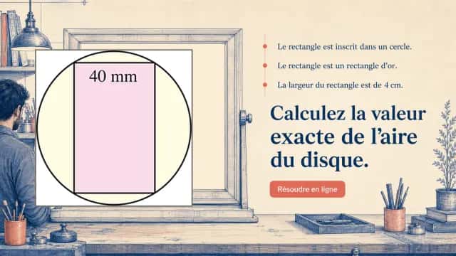 En partant d'un rectangle d'or | Tangente
