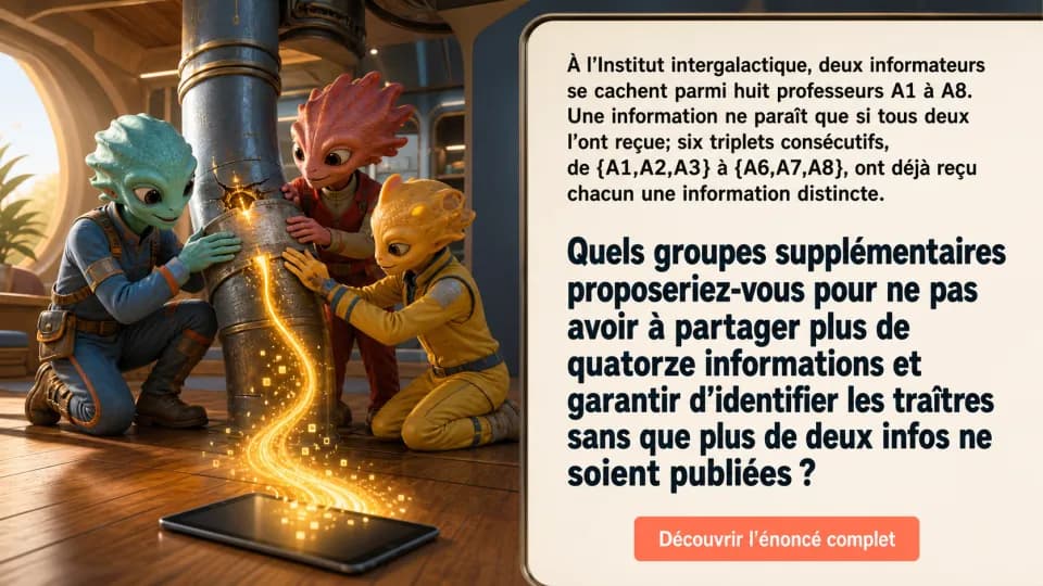 Du colmatage de fuites