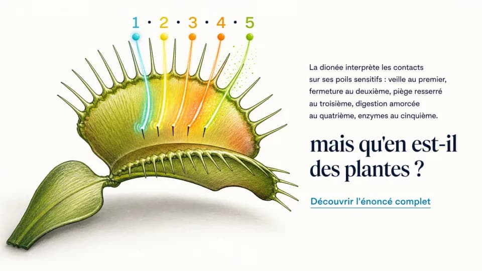 Une plante qui compte jusqu'à 5