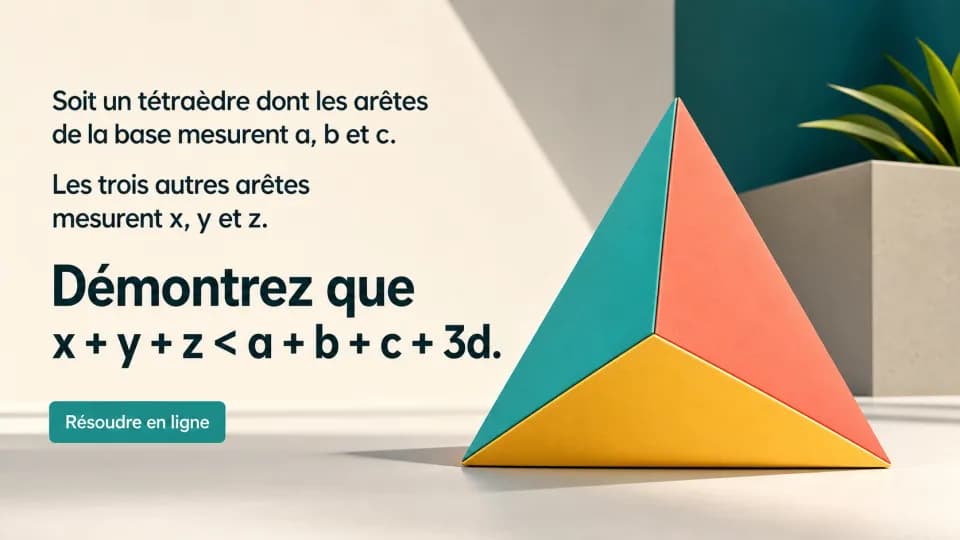 ♦♦♦ Le tétraèdre