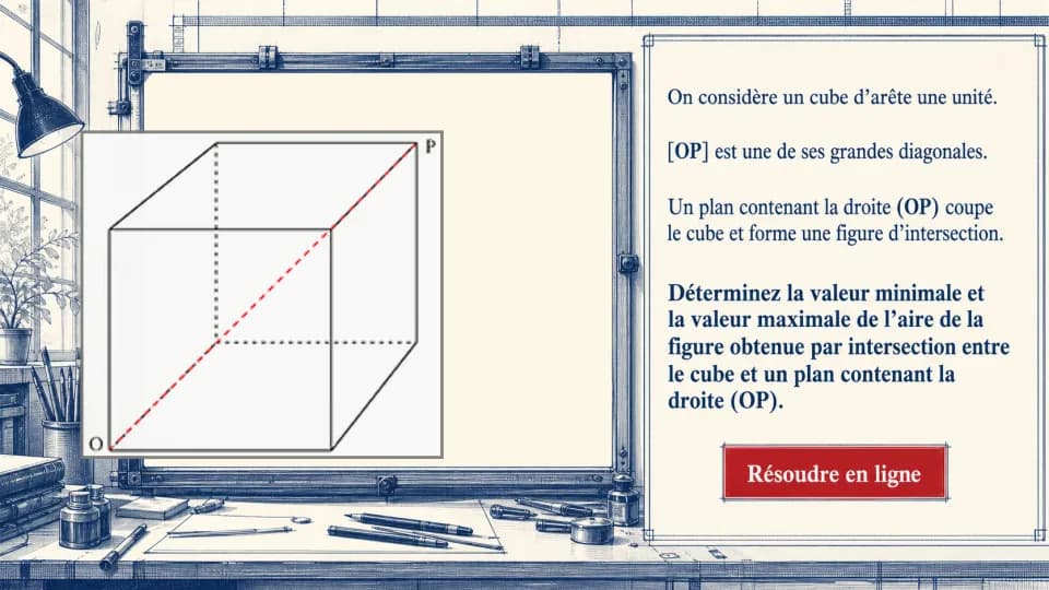 ♦♦♦ Intersection avec un cube