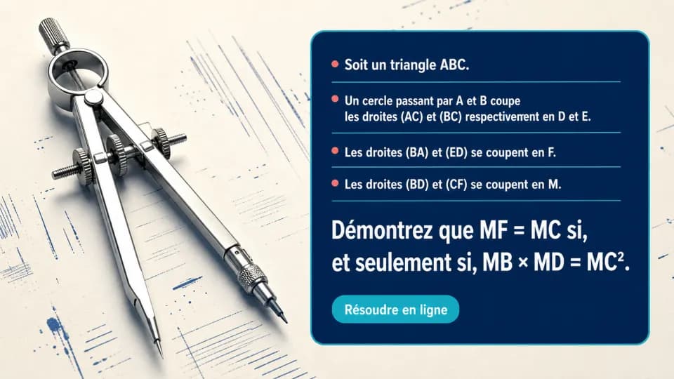 ♦♦ Une autre moyenne géométrique