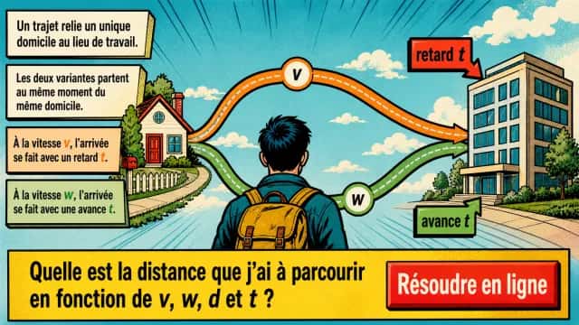 Trop tôt ou trop tard : vitesse, distance et temps | Tangente
