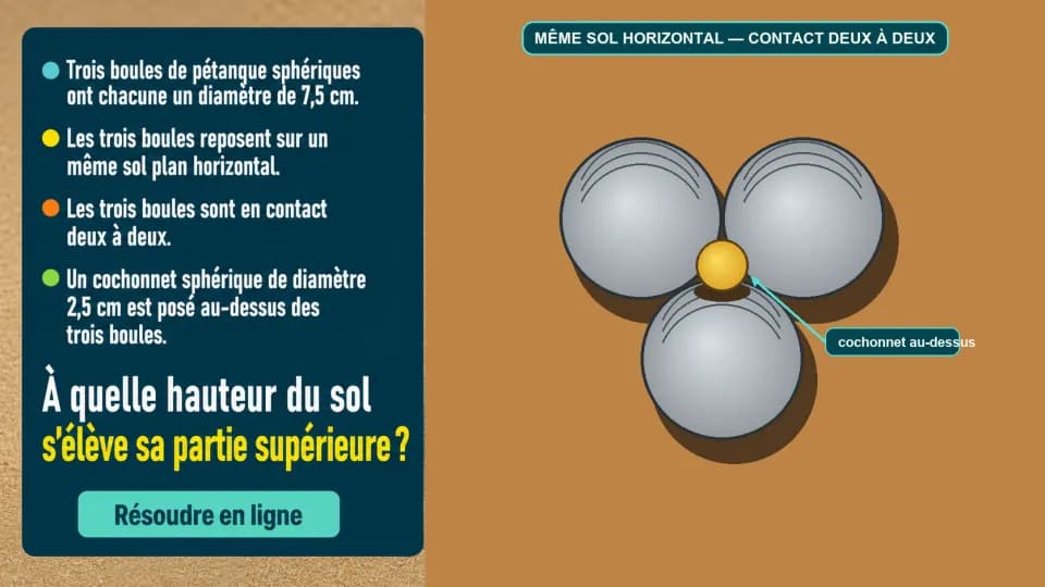 ♦♦ Les boules de pétanque