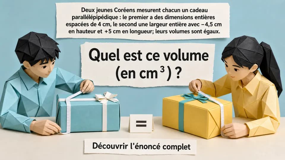 ♦♦ Le cadeau coréen