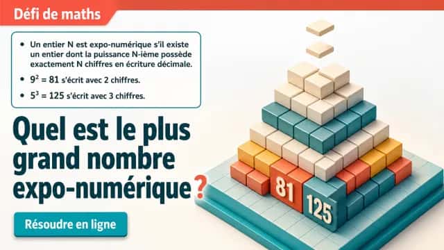 Quel est le plus grand nombre expo-numérique ?