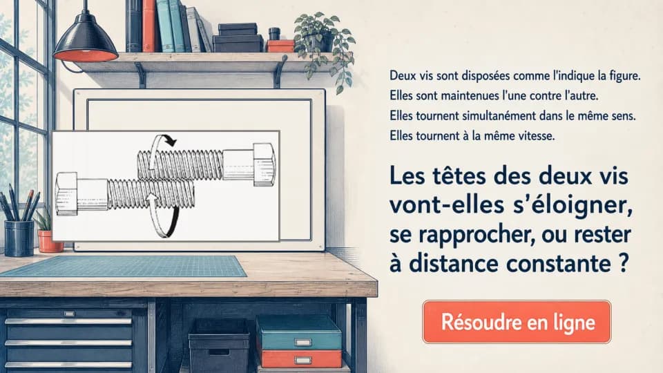 ♦♦ Les deux vis