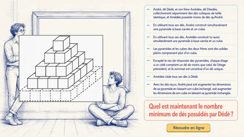 ♦♦ Amédée cède ses dés