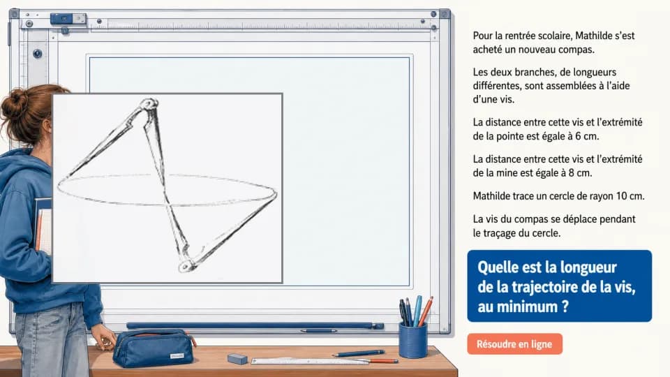 ♦ Le compas de Mathilde