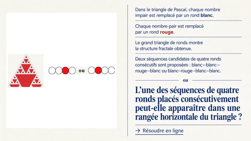 ♦♦ Pascal en blanc et en rouge