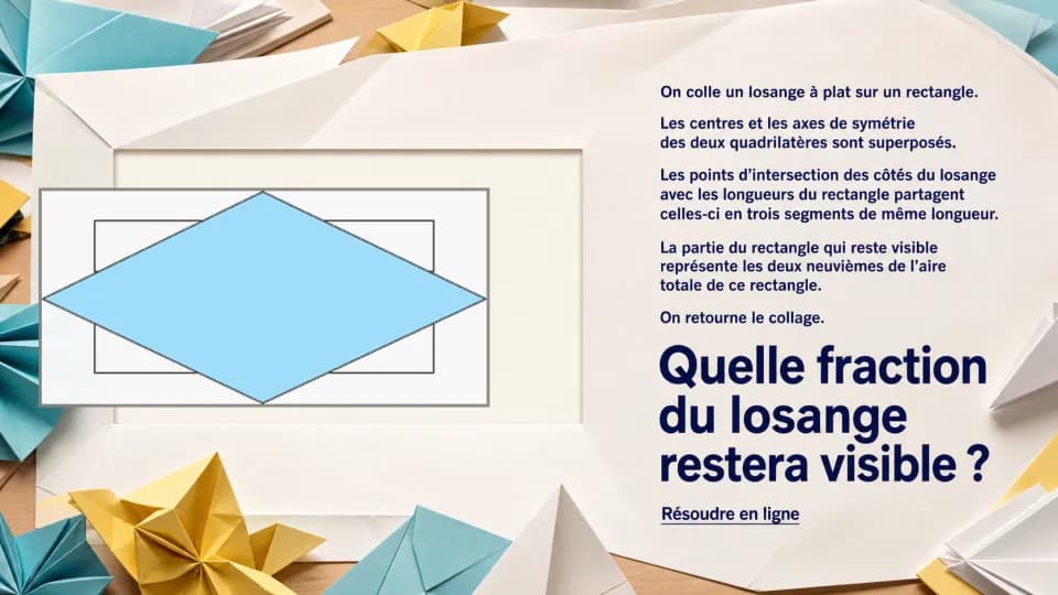 ♥♥ Un losange sur un rectangle