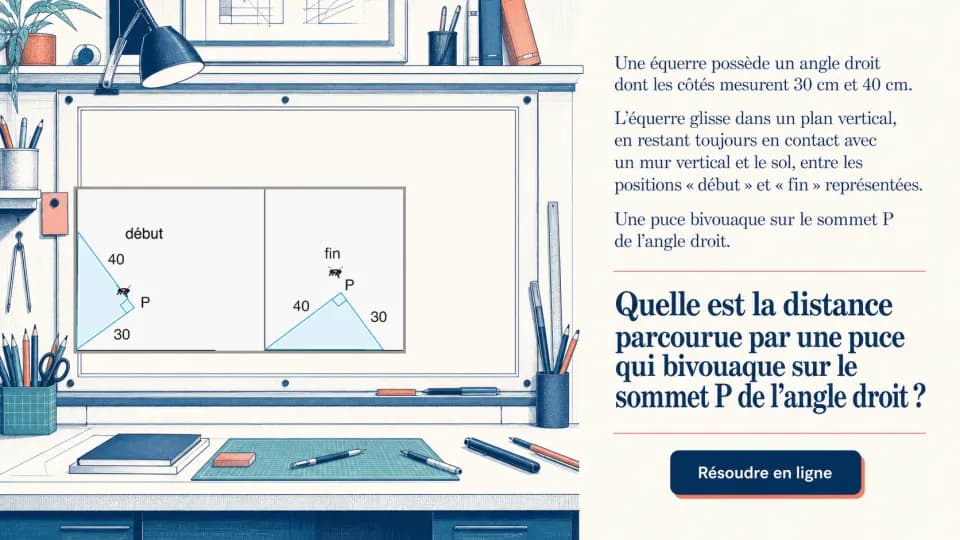 ♦♦♦ Une puce géomètre