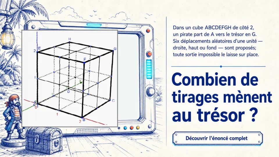♦♦♦ Carte au trésor dans un cube