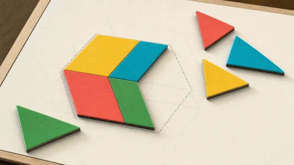 Des hexagones à foison : assembler des triangles pour former des polygones convexes