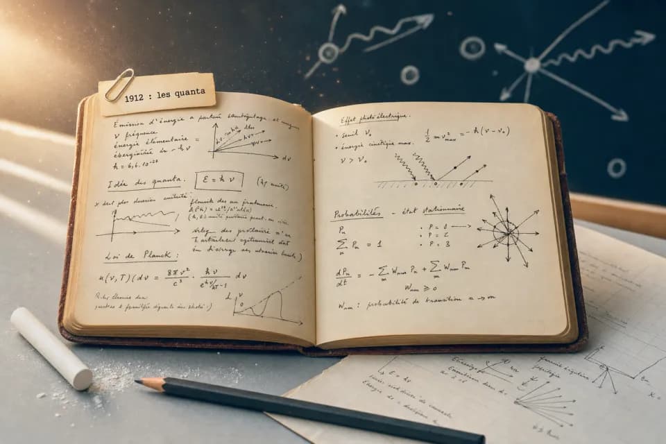 La naissance des théories quantiques