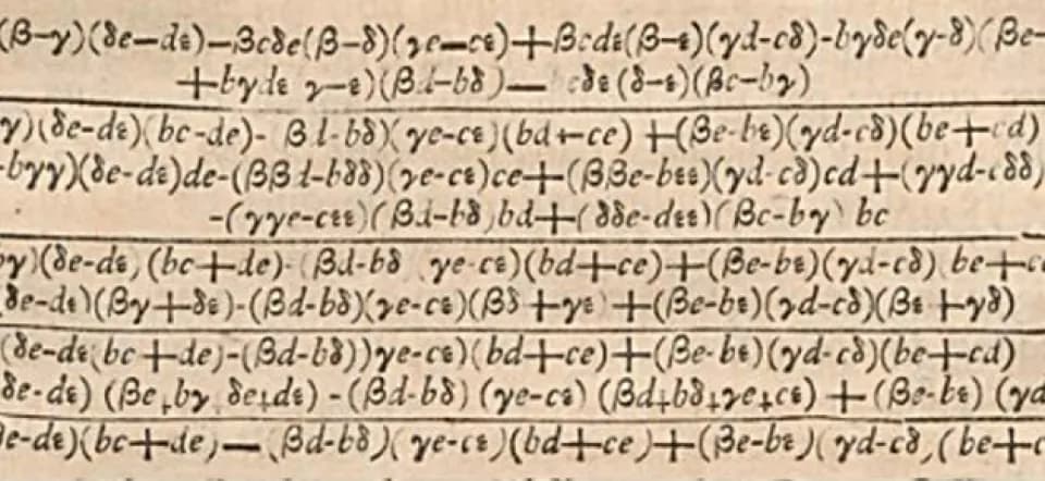 Gabriel Cramer et la règle des déterminants : une découverte mathématique du XVIIIe siècle