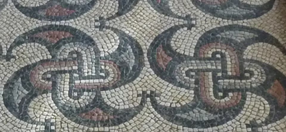 Des cercles dans les mosaïques antiques