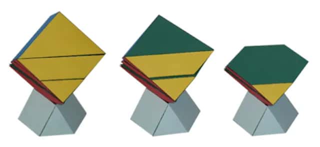 Fabriquer un cube en tranches : patron et montage