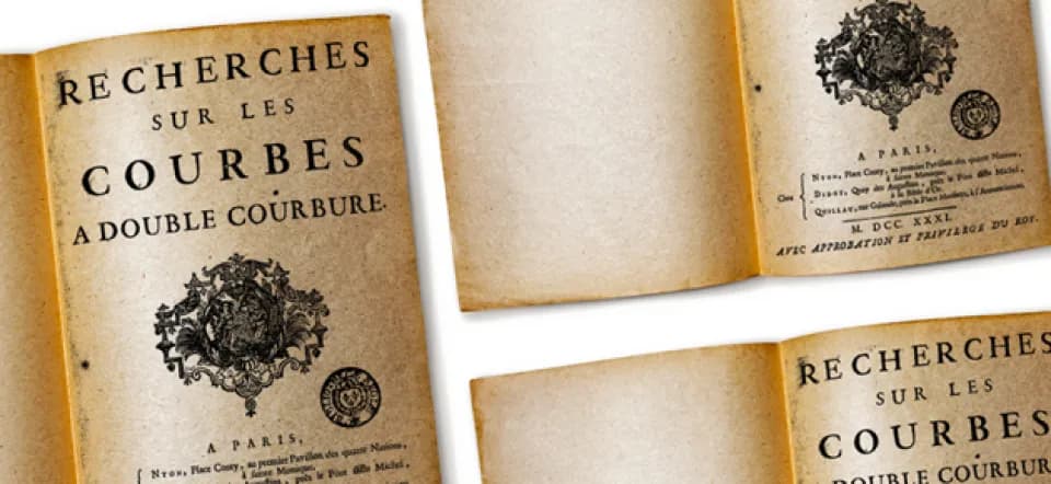 Des courbes qui sortent du plan