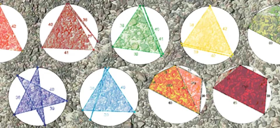 Les pentagones de Robbins