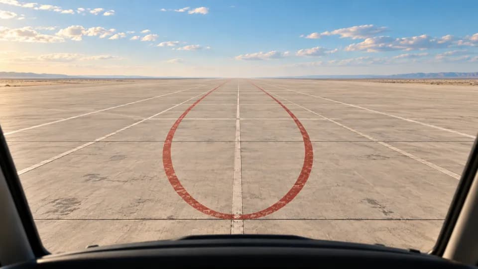La parabole et le cercle vus d'avion