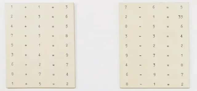 The artist and the number