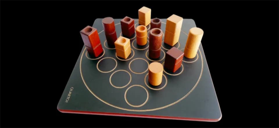 Quarto! A Game of Combinatorial Reasoning
